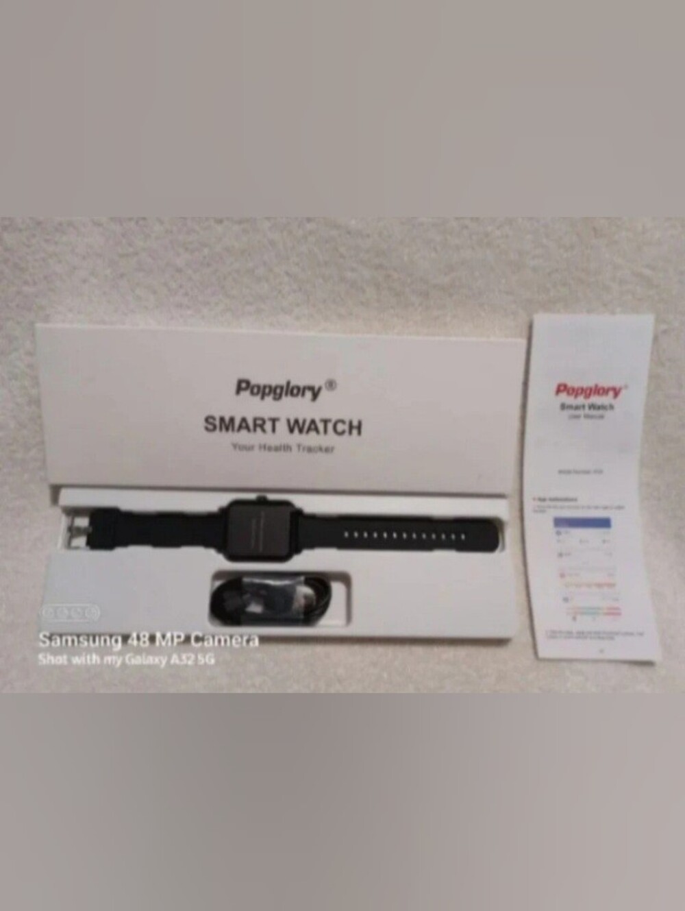 Popglory smart watch health & fitness tracker model # P22